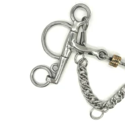 AJR Twisted Brass Disc Pelham Bit -Farm housse AJR PTBD1060 Twisted.Brass .Disc .Pelham Detail