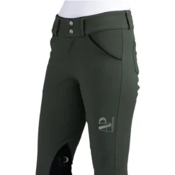AP Hassinger The Sedgefield Knee Patch Breeches -Farm housse AP.Hassinger The.Sedgefield.Knee .Patch .Breeches Olive.Green .4