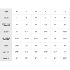 Ariat Youth Spectator H2O Jacket 8 Ariat Youth Spectator H2O Jacket -Farm housse Ariat.Kids .Size .Chart