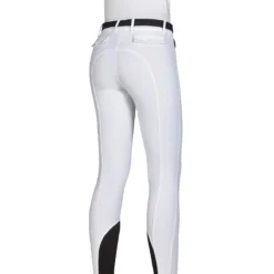 Equiline ATIRK Women's Knee Grip Breeches In 4 Seasons B-Move -Farm housse AtirK EQuline N08981 White Back