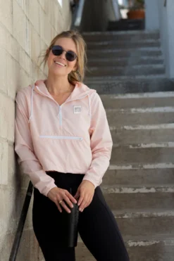 BOTORI Womens Water Resistant Windbreaker -Farm housse BLUSH 2