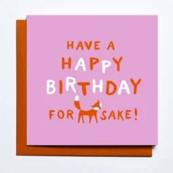 Mare Modern Goods Greeting Cards -Farm housse CARD MMD Fox.Birthday
