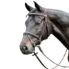 Prestige 3E037 Fancy Stitched Raised Bridle -Farm housse E37 Prestige Leather.Raised.Bridle Brown