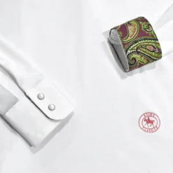 Essex Classics Ladies “Paisley” Talent Yarn Straight Collar Long Sleeve Show Shirt -Farm housse ESL68 W4 01