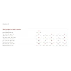 EGO 7 Lyra Half Chaps -Farm housse Ego7 Chaps Size.Chart