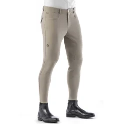 EGO 7 Men's Jumping EJ Knee Patch Breeches -Farm housse Ego7 EJ Jumping Breech beige 12564.1586202832.1280.1280