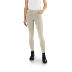 Ego7 Women's Jumping CA Knee Patch Breech -Farm housse Ego7 Jumping.CA .Breech Beige Front.2