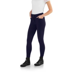 Ego7 Women's Jumping CA Knee Patch Breech -Farm housse Ego7 Jumping.CA .Breech Navy Front.3