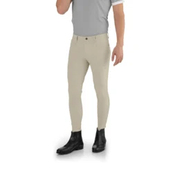 EGO 7 Men's Jumping EJ Knee Patch Breeches -Farm housse Ego7 Jumping.EJ .For .Men Beige Front