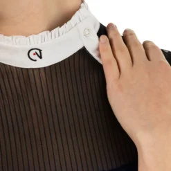 EGO 7 Women's Nina Long Sleeve Show Shirt -Farm housse Ego7 Womens.Nina .LS .Show .Shirt Navy Detail