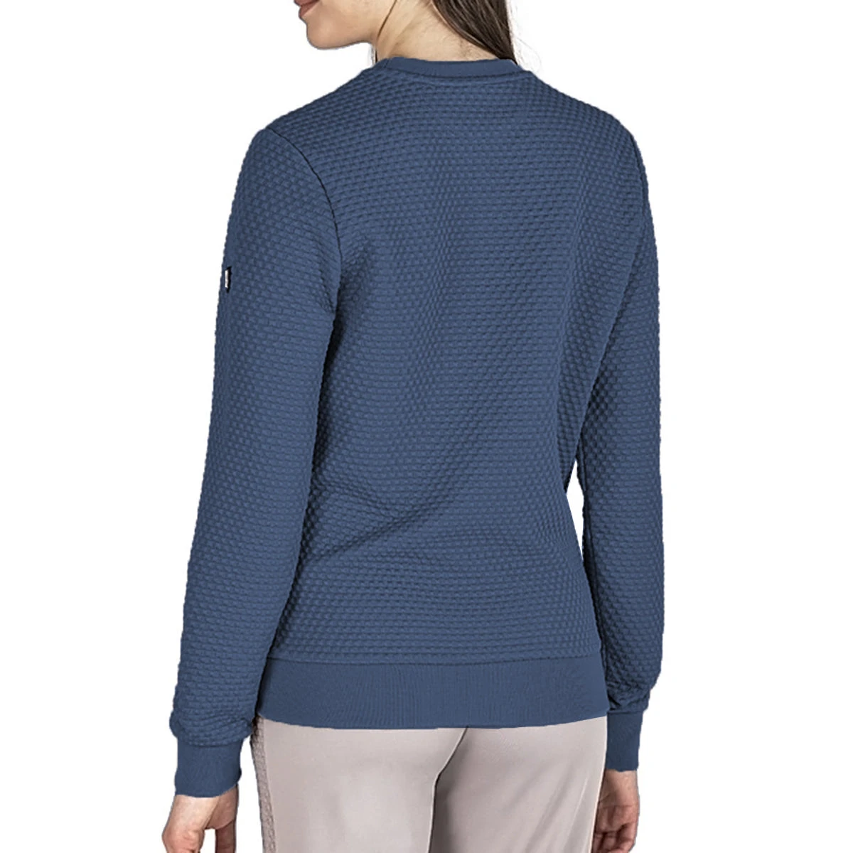 Equiline Women's Elspete Textured Crew Neck Sweatshirt 4 Equiline Women's Elspete Textured Crew Neck Sweatshirt - Image 2