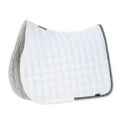 Equiline Rio Octagon Saddle Pad With Rhinestone Piping 12 Equiline Rio Octagon Saddle Pad With Rhinestone Piping -Farm housse Equiline Rio.Octagon.Saddle.Pad .With .Rhinestone.Piping White
