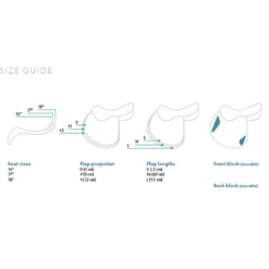 Equiline American Hunter Jumping Saddle -Farm housse Equiline Saddle Size.Guide
