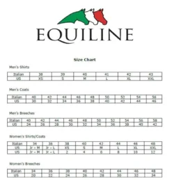 Equiline Women's Grag Satin Collar Tailcoat - Sale -Farm housse Equiline Size.Chart 00copy 2e33ce61 9d04 4cad 8961 8322d6dde1c9