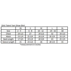 Essex Classics Girls Jumpin' Thru Hoops Talent Yarn Show Shirt - Sale -Farm housse Essex.Classics Girls Show.Shirt SizeChart 00 fbcc341b 0ea0 4c72 8268 dd0ecf81eb03