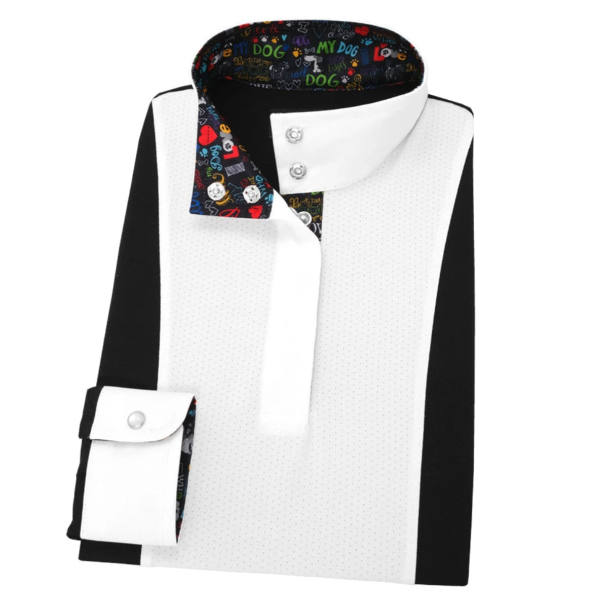 Essex Classics Ladies Danny & Ron’s “I Love My Dog” Luna Performance Long Sleeve Show Shirt 3 Essex Classics Ladies Danny & Ron’s “I Love My Dog” Luna Performance Long Sleeve Show Shirt