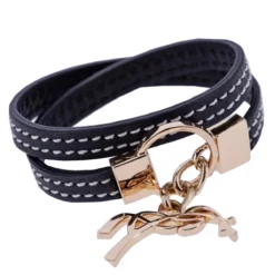 Penelope Signature Bracelet -Farm housse French.EQ Penelope.Signature.Bracelet Black