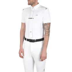 Equiline CuthberC Men's Show Shirt -Farm housse H00522 Cuthberc 001 Front DEA