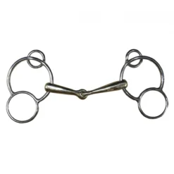 Jump'in Single Jointed German 3-Ring Bit