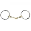 Jump'in Slow Twist Loose Ring Gag Bit 2 Jump'in Slow Twist Loose Ring Gag Bit -Farm housse JI 0070
