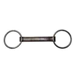 Jump'in Straight Leather Loose Ring Bit