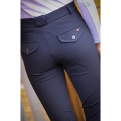 Jump'in Unisex Junior Sacha Knee Grip Breeches 17 Jump'in Unisex Junior Sacha Knee Grip Breeches -Farm housse Jump.In Unisex.Junior.Sacha .Breeches Navy Back
