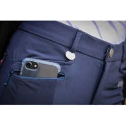 Jump'in Unisex Junior Sacha Knee Grip Breeches 16 Jump'in Unisex Junior Sacha Knee Grip Breeches -Farm housse Jump.In Unisex.Junior.Sacha .Breeches Navy Front.Pocket