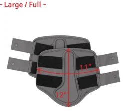Sixteen Cypress Leatherette Splint Boots, Navy -Farm housse Large Splint Boots Measurements Sixteen Cypress 8a164a2b 1907 426a a49b f1ca1df212f3