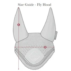 LeMieux Classic Fly Hood -Farm housse LeMieux.Ear .Bonnet.Size .Guide .2