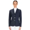 Equiline Women's Hayley Hunter Show Coat In X-Cool Evo -Farm housse M00874 EQuiline Hayley.Hunter Blue