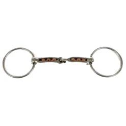 Metalab Mac-Genis Copper Rollers Loose Ring Snaffle Bit