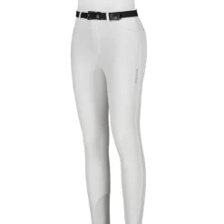 Equiline Girl's JinaK Knee Patch Breeches -Farm housse N05021 EQline JinaK White