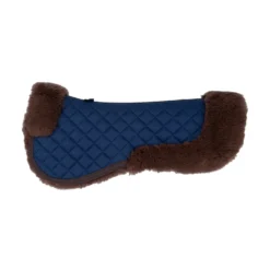 Sixteen Cypress Merino Wool Fleece Half Pad, Navy & Hickory