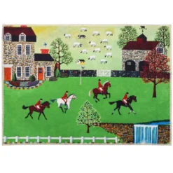 Olivia's Home Accent Rugs -Farm housse Olivias.Home .Accent.Rug On.The .Hunt .Homestead