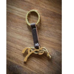 Penelope Tibou Key Chain -Farm housse Penelope Key.Chain Havana.Gold