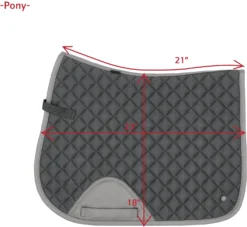 Sixteen Cypress Pony Jumper Pad, Violet Herringbone -Farm housse Pony jumper pad sixteen cypress measurements 1c645680 0974 4a73 9bd7 245e74da4499