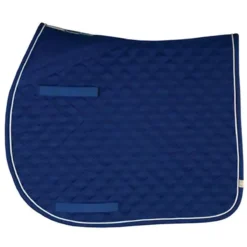 Lettia Coolmax AP Saddle Pad -Farm housse Royal White Piping