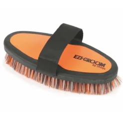 EZI-GROOM Grip Body Brush -Farm housse Shires 1397 Orange
