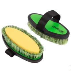 EZI-GROOM Grip Body Wash Brush -Farm housse Shires 1398 Green