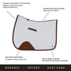 Sixteen Cypress Close Contact, Black & Gold Leaf -Farm housse Sixteen Cypress Saddle Pad Details eedb8581 46d1 411c 9c18 073192ba04ff