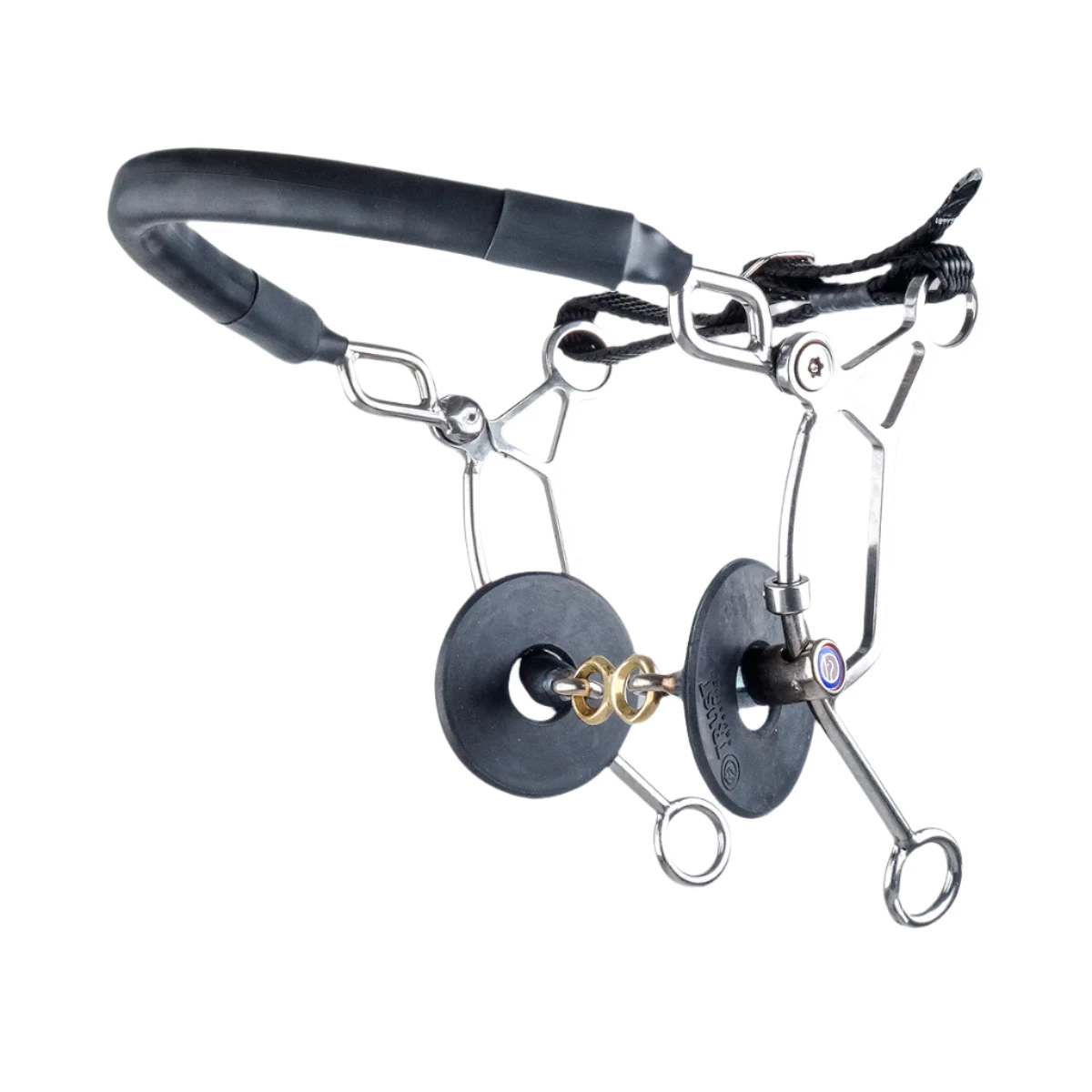 Trust Sweet Iron Hackamore Combination Long French Link Bit 3 Trust Sweet Iron Hackamore Combination Long French Link Bit