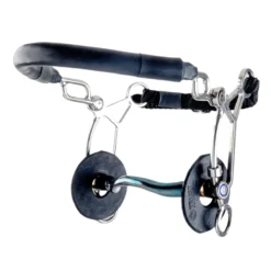 Trust Sweet Iron Hackamore Combination Short Medium Port Bit