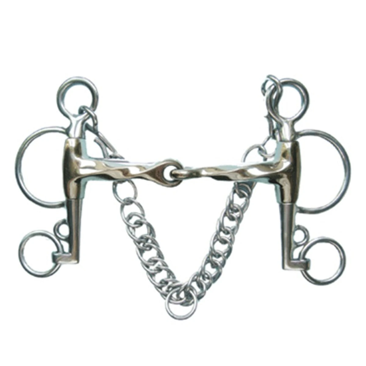 Twisted Jointed Pelham Mouth Bit 3 Twisted Jointed Pelham Mouth Bit