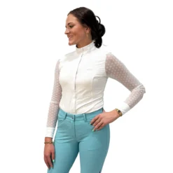 Equiline Women's Carrid Long Sleeve Show Shirt -Farm housse a8e5b5fa 85fd 48a4 8096 3453698803b0