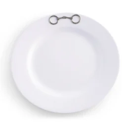 Equestrian Bit Melamine Lunch Plates - Set Of 4 -Farm housse arthur court equestrian equestrian bit melamine lunch plates set of 4 612h22 31872760676467