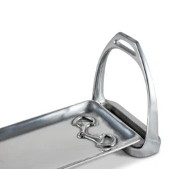 Arthur Court Equestrian Stirrup Tray - Small -Farm housse arthur court equestrian equestrian stirrup tray small 112h13 31867611709555