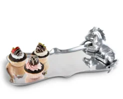 Arthur Court Horse Figural Platter -Farm housse arthur court equestrian horse figural platter 104064 31866923679859