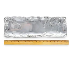Arthur Court Horse Oblong Tray -Farm housse arthur court equestrian horse oblong tray 101906 31866936262771