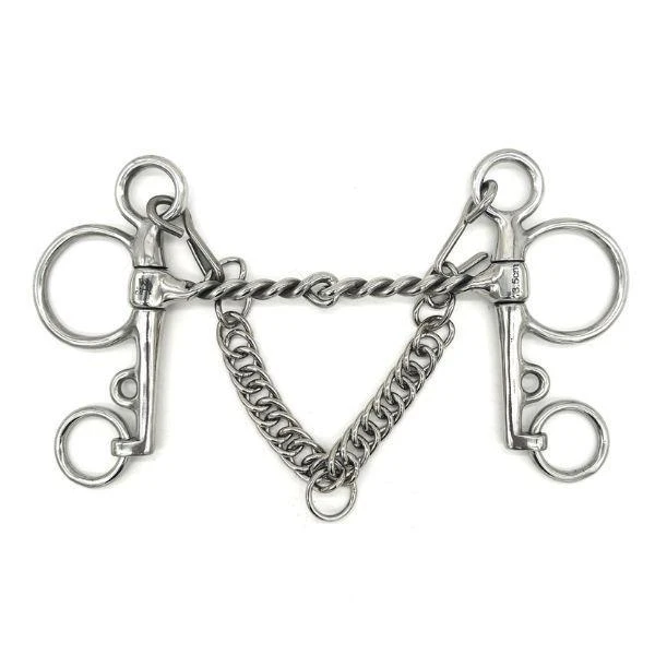 Jake Adams Twisted Wire Pelham Bit 3 Jake Adams Twisted Wire Pelham Bit