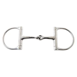 Weatherbeeta Korsteel Stainless Steel Jointed Dee Ring Snaffle Bit